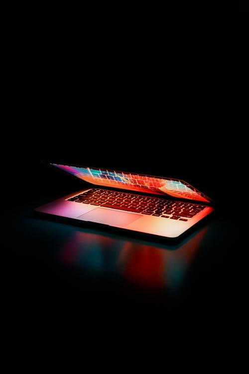 Laptop in Dark